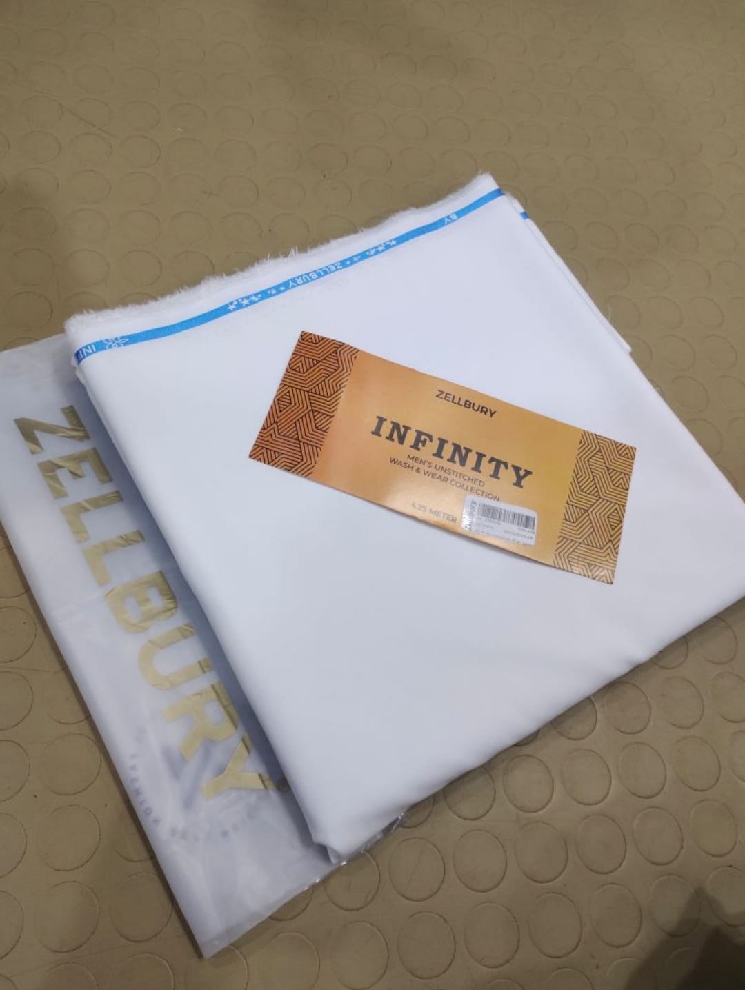 Zellbury Infinity – Premium Men’s Wash & Wear Unstitched FabricSAHI
