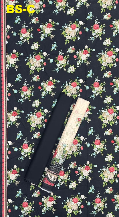 Bin Saeed Premium Cotton 3PC
