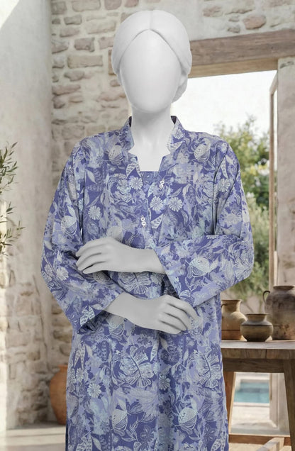 MTJ Premium 2-Piece Printed Lawn Suit (Shirt &amp; Trouser - Unstitched)