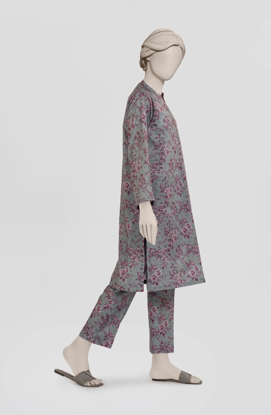 MTJ Premium 2-Piece Printed Lawn Suit (Shirt &amp; Trouser - Unstitched)