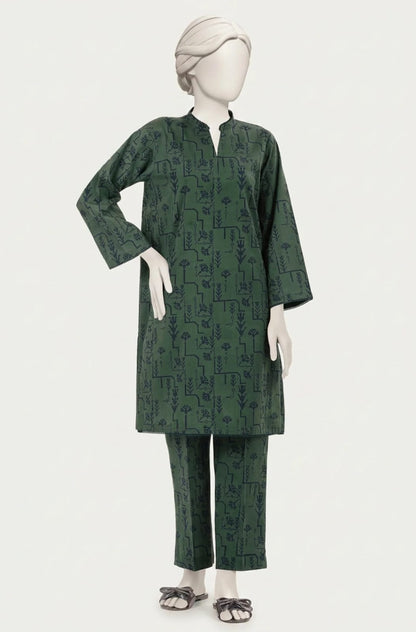 MTJ Premium 2-Piece Printed Lawn Suit (Shirt &amp; Trouser - Unstitched)