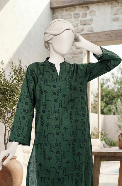 MTJ Premium 2-Piece Printed Lawn Suit (Shirt &amp; Trouser - Unstitched)