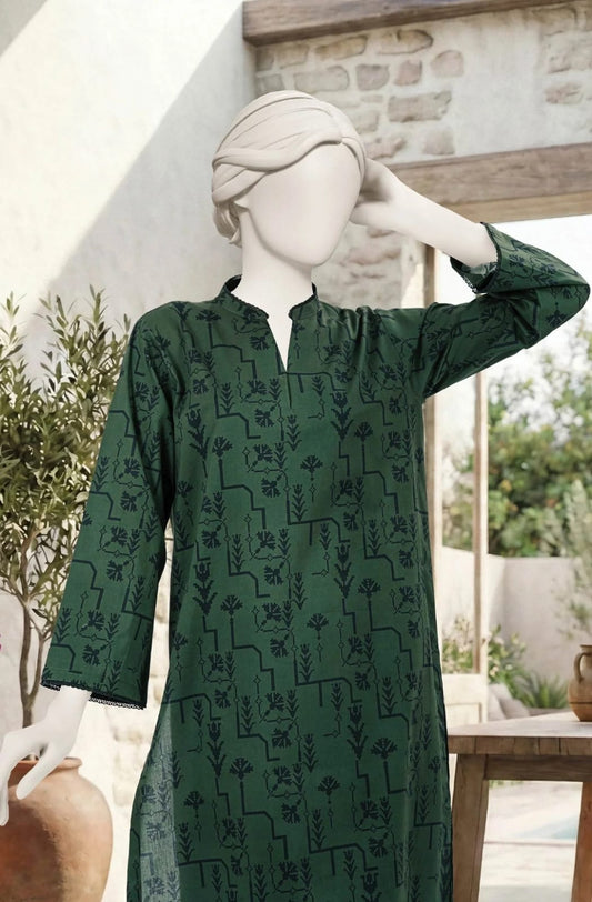 MTJ Premium 2-Piece Printed Lawn Suit (Shirt &amp; Trouser - Unstitched)