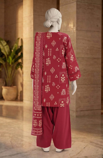 MTJ Premium 3-Piece Printed Lawn Suit – Unstitched