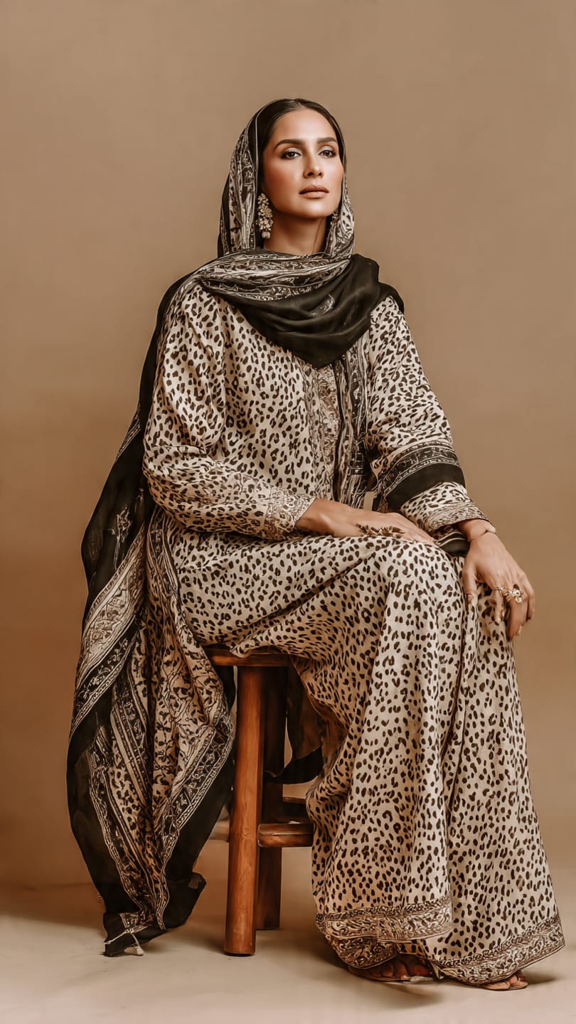 Bin Saeed Premium Cotton Unstitched 3-Piece Suit