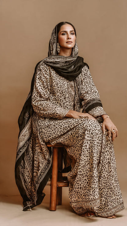 Bin Saeed Premium Cotton Unstitched 3-Piece Suit